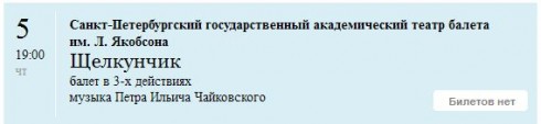 Балет Щелкунчик.