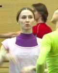 Утренний класс артистов балета Большого театра.