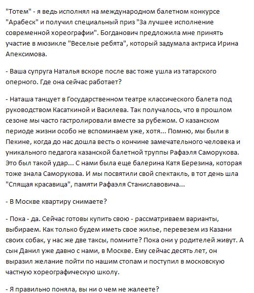 современный балет