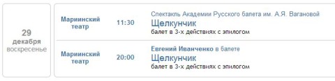 Балет "Щелкунчик" на сцене Мариинского театра.